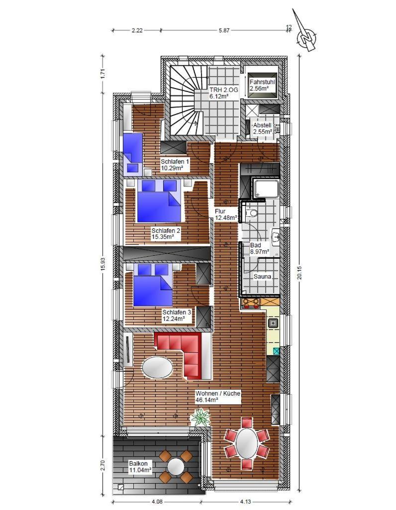 Brise- Direkt Am Wasser, Hafenblick, Fahrstuhl, Sauna, Ueberdachter Balkon Olpenitz Extérieur photo