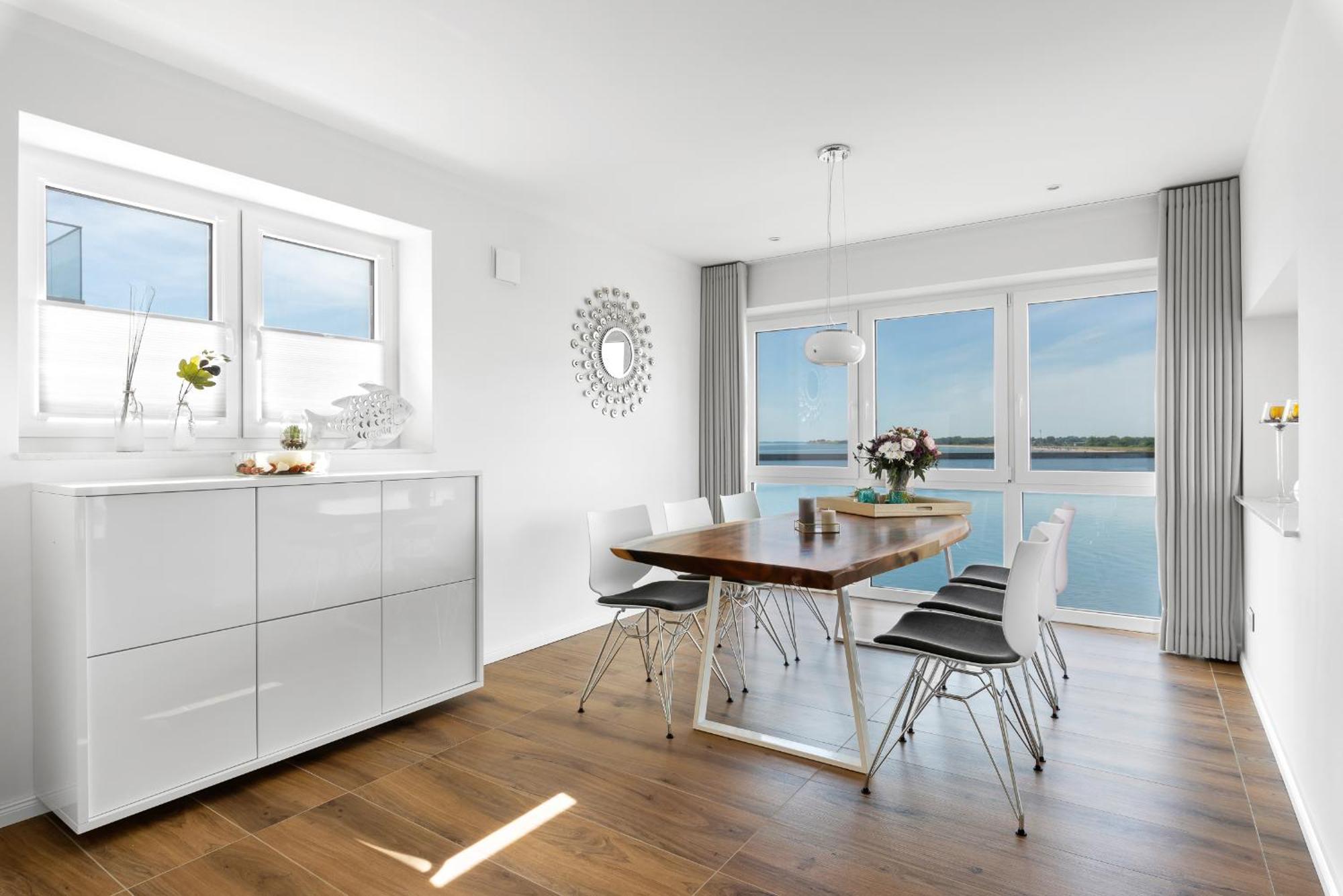 Brise- Direkt Am Wasser, Hafenblick, Fahrstuhl, Sauna, Ueberdachter Balkon Olpenitz Extérieur photo